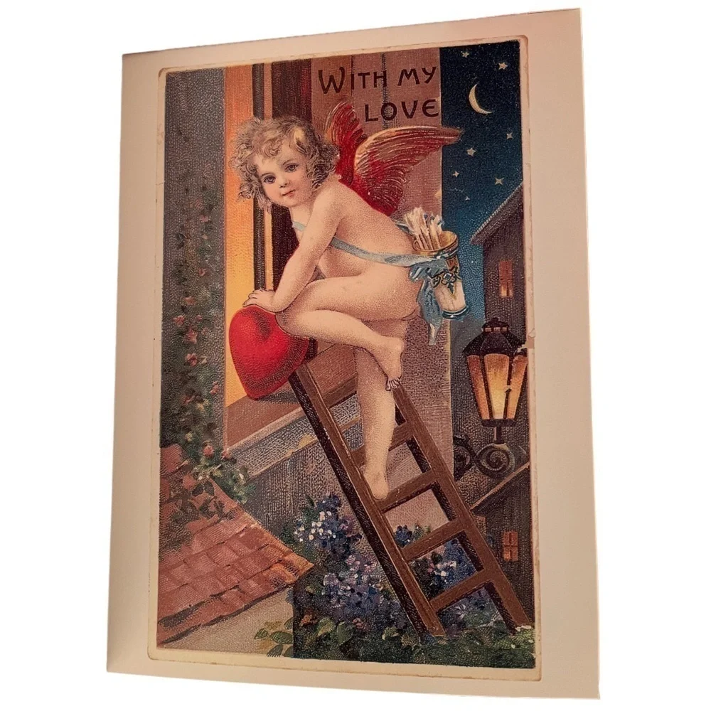Darling & Co. Valentine Vintage Style Postcard Book | Retro Love Cards